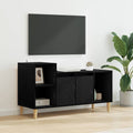 vidaXL Szafka pod telewizor Czarny Dąb 100 x 35 x 55 cm