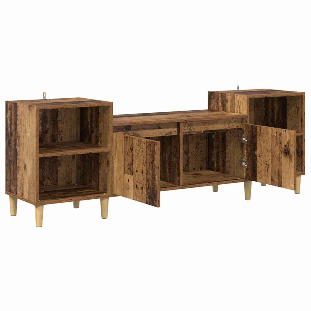vidaXL Szafka pod telewizor Stare drewno 160 x 35 x 55 cm
