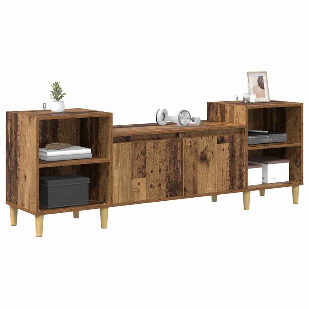 vidaXL Szafka pod telewizor Stare drewno 160 x 35 x 55 cm