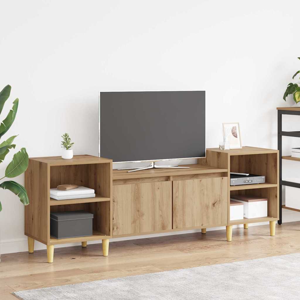 vidaXL Szafka pod telewizor Dąb rzemieślniczy 160 x 35 x 55 cm