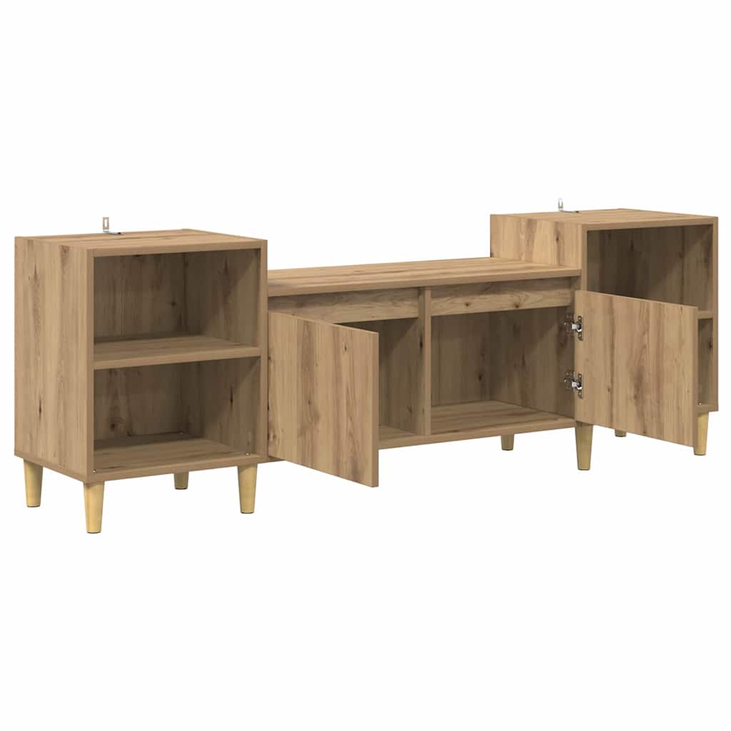 vidaXL Szafka pod telewizor Dąb rzemieślniczy 160 x 35 x 55 cm