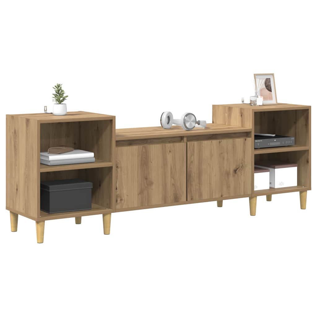 vidaXL Szafka pod telewizor Dąb rzemieślniczy 160 x 35 x 55 cm