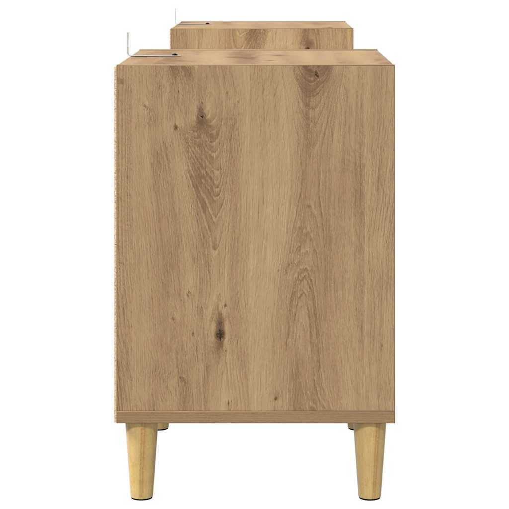 vidaXL Szafka pod telewizor Dąb rzemieślniczy 160 x 35 x 55 cm