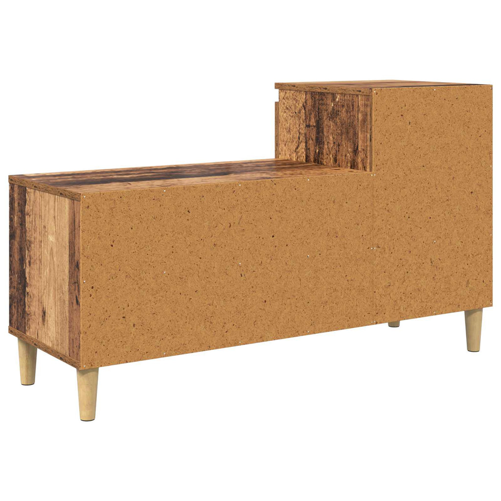 vidaXL Szafka na buty z szufladą Stare drewno 102 x 36 x 60 cm