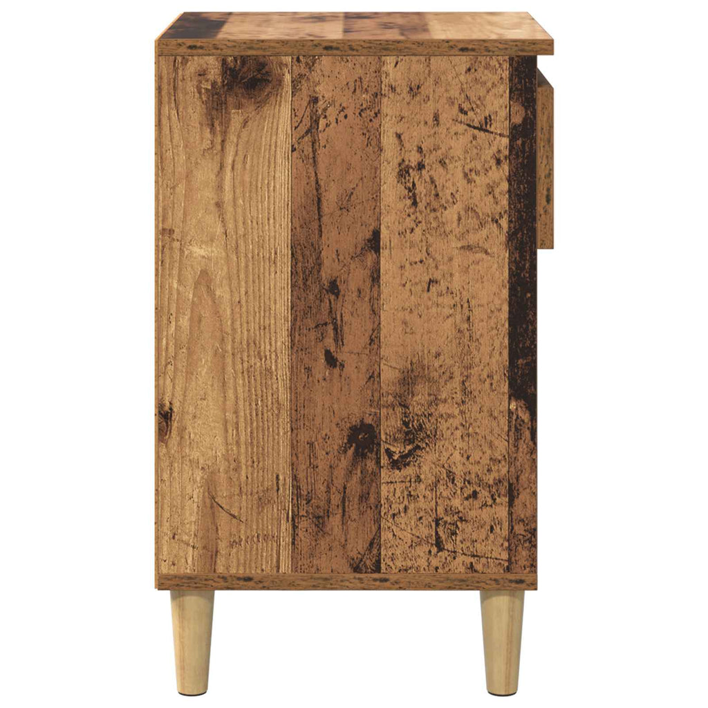 vidaXL Szafka na buty z szufladą Stare drewno 102 x 36 x 60 cm