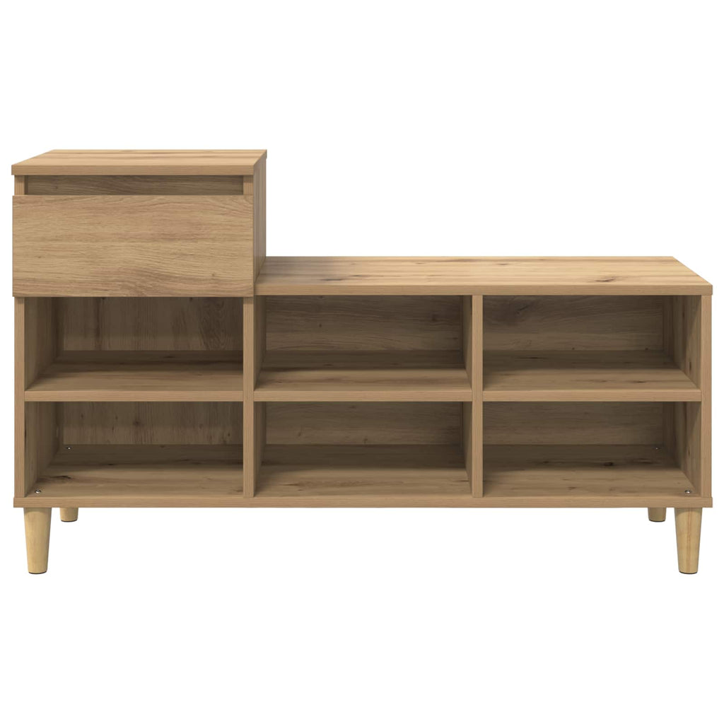 vidaXL Szafka na buty z szufladą Dąb rzemieślniczy 102 x 36 x 60 cm