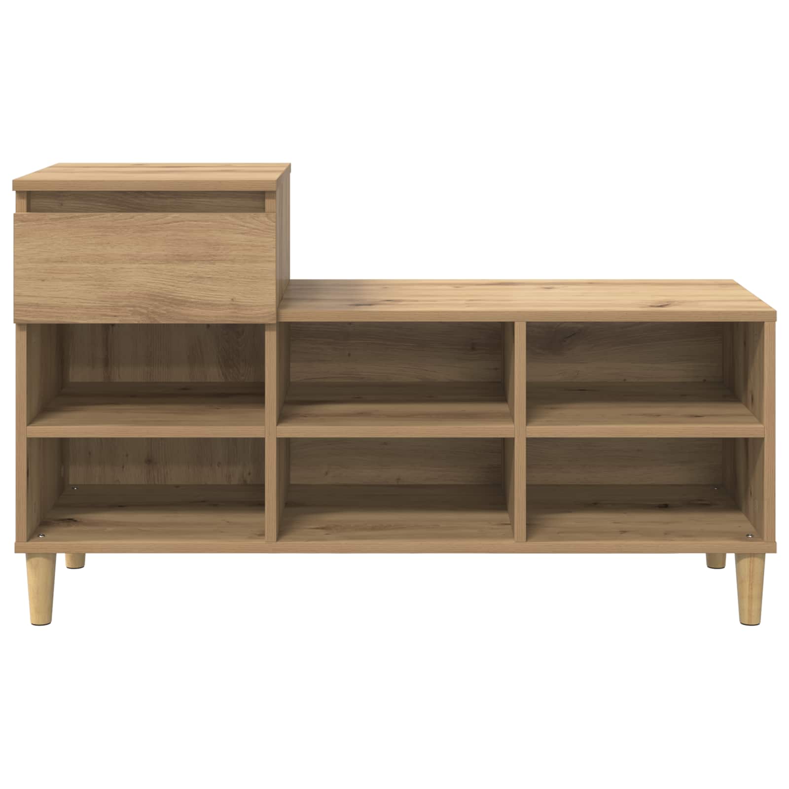 vidaXL Szafka na buty z szufladą Dąb rzemieślniczy 102 x 36 x 60 cm