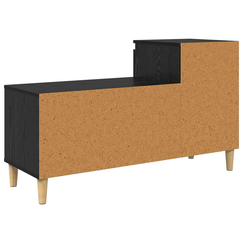 vidaXL Szafka na buty z szufladą Czarny Dąb 102 x 36 x 60 cm