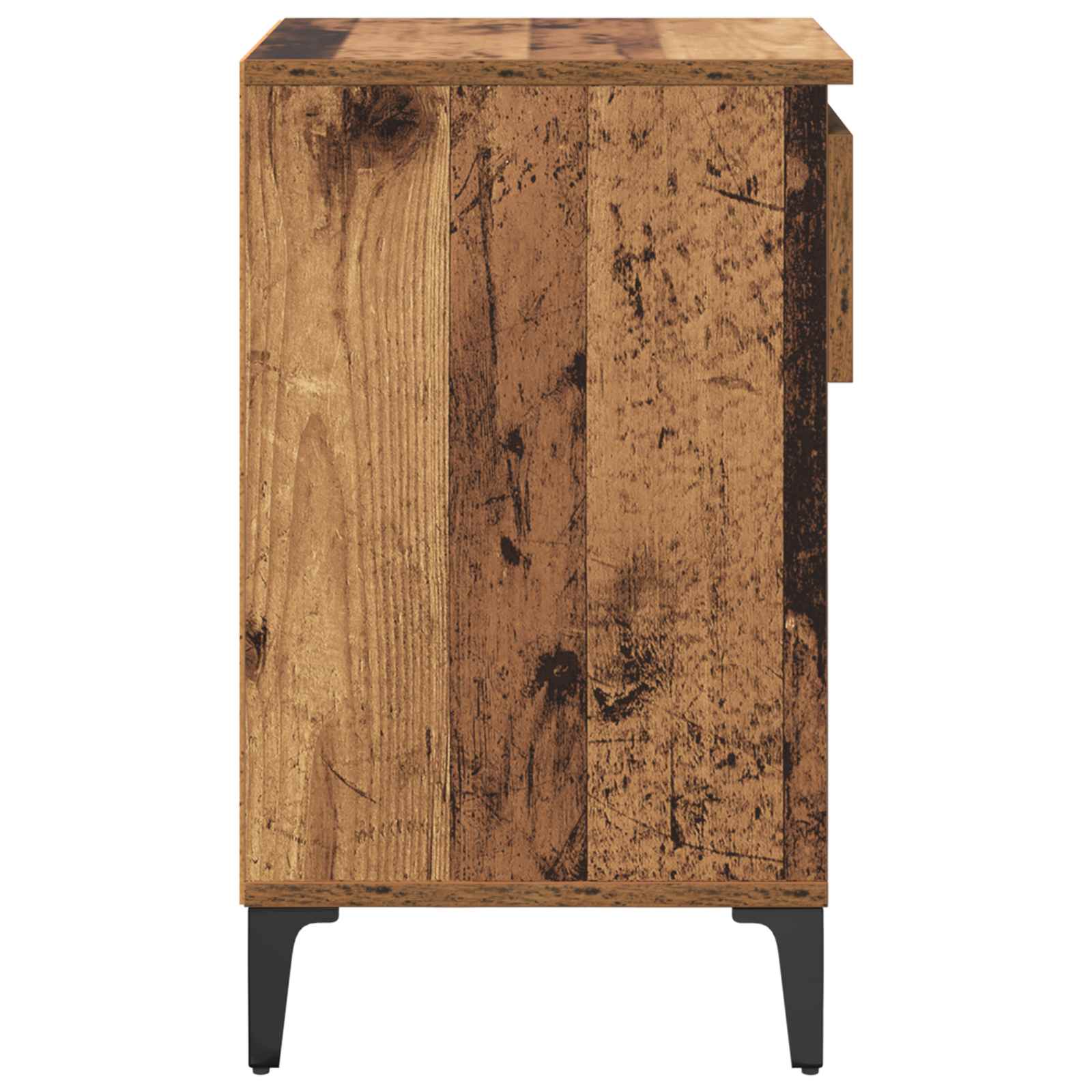 vidaXL Szafka na buty z szufladą z półką Stare drewno 102 x 36 x 60 cm