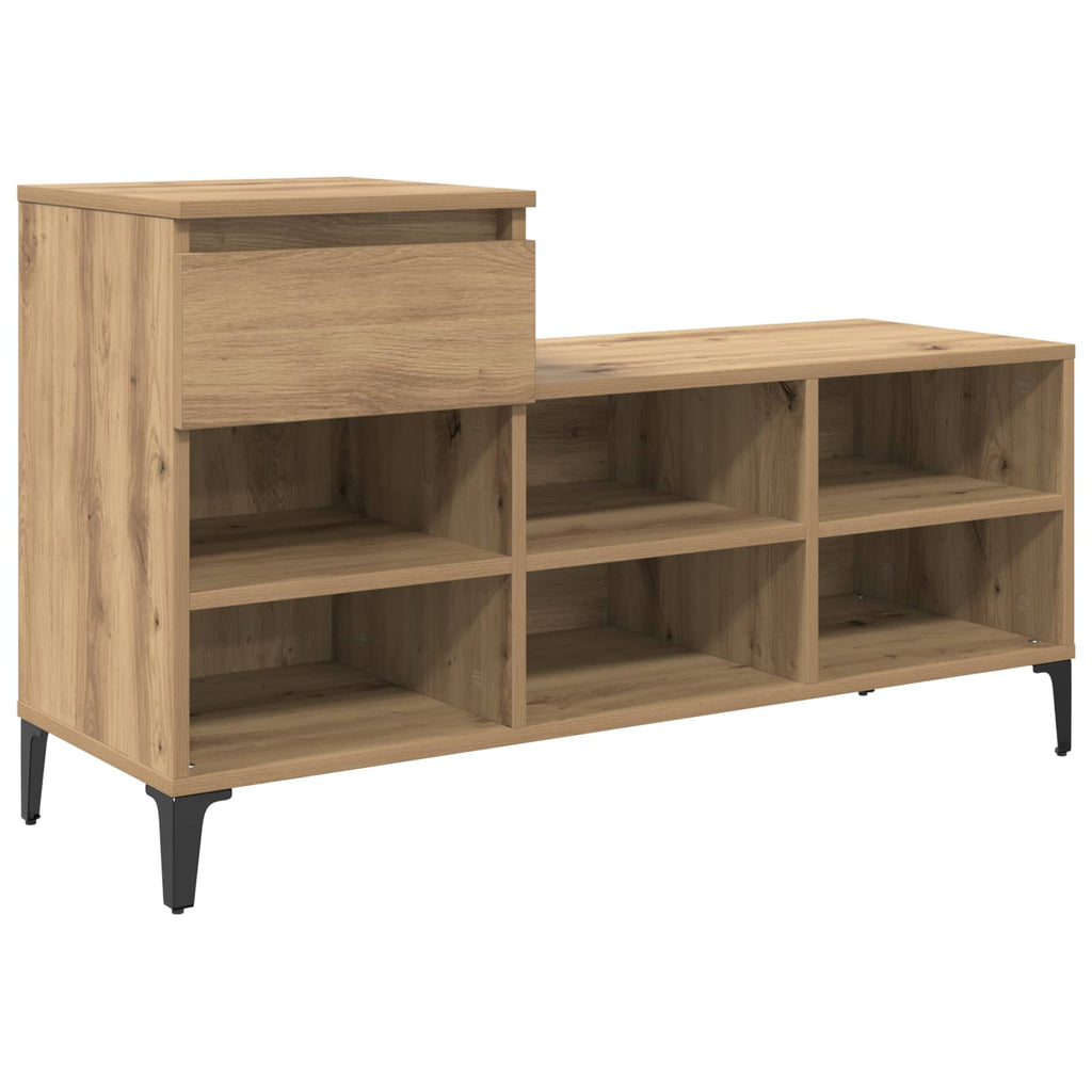 vidaXL Szafka na buty z szufladą z półką dąb artisan 102 x 36 x 60 cm