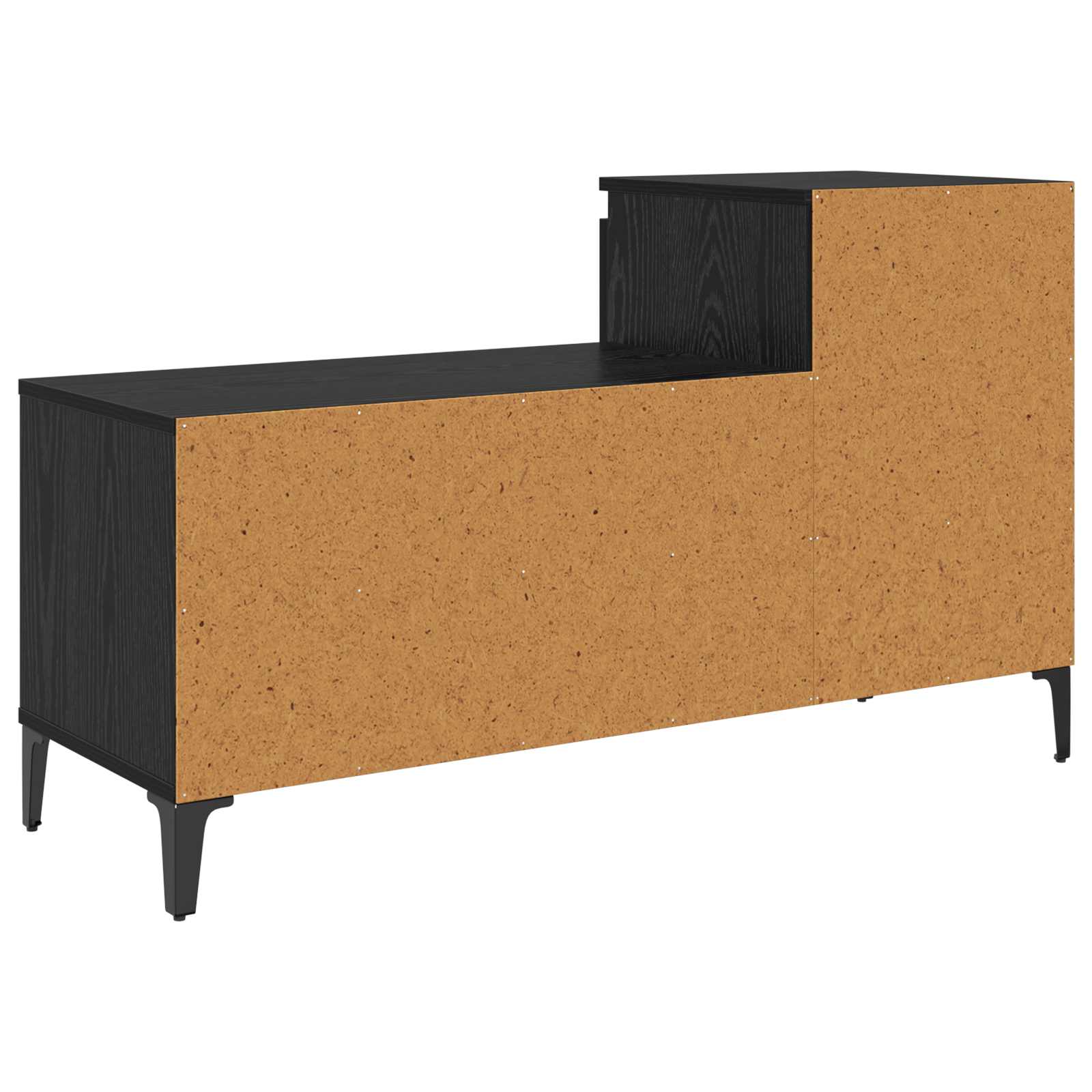 vidaXL Szafka na buty z szufladą z półką Czarny dąb 102 x 36 x 60 cm