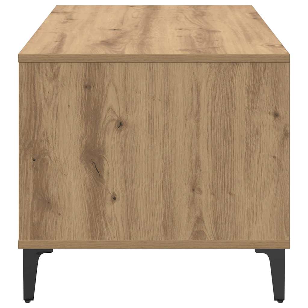 vidaXL Stolik kawowy z szufladą Dąb rzemieślniczy 90 x 49 x 45 cm