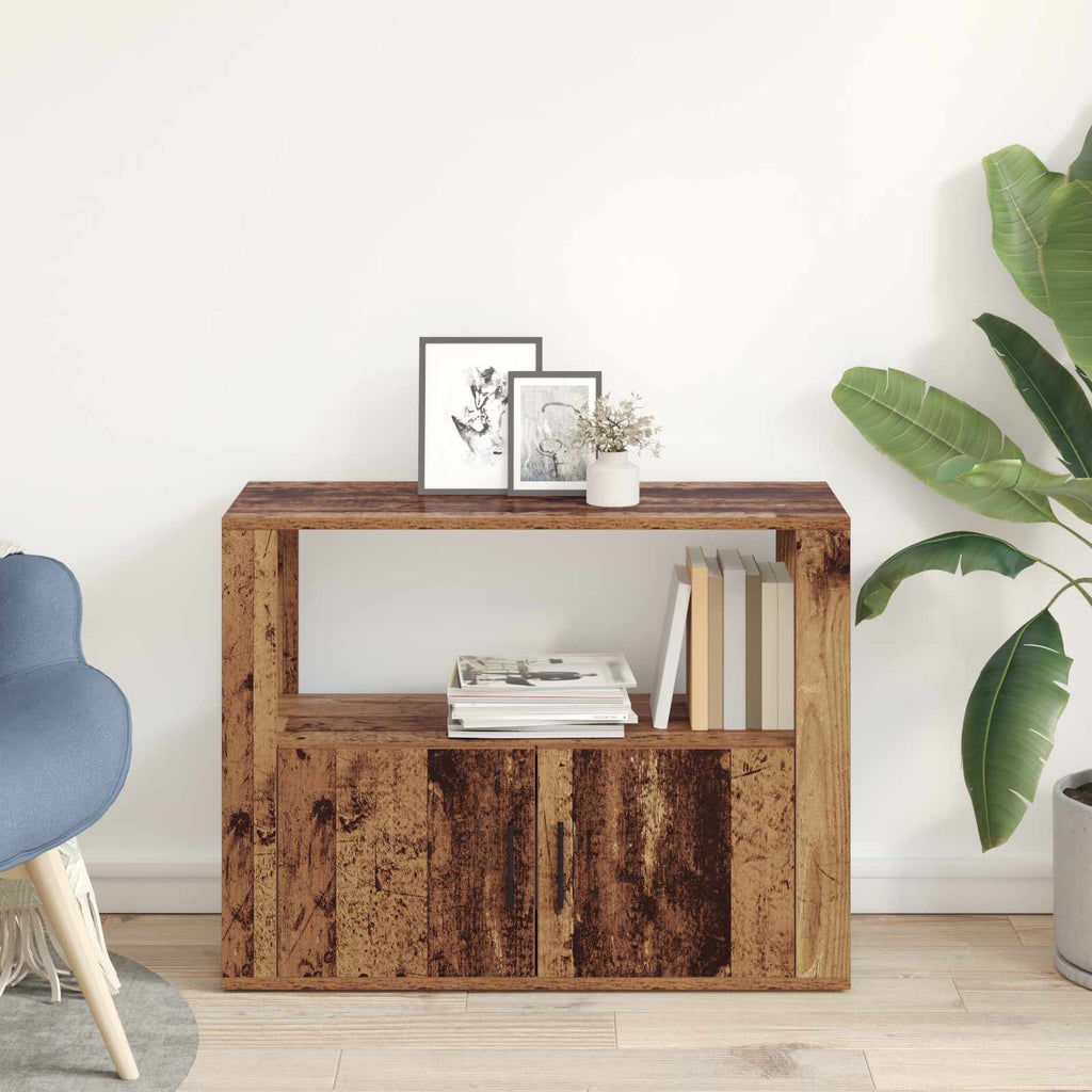 vidaXL Bufet Stare drewno 80 x 30 x 60 cm Materiał drewnopochodny