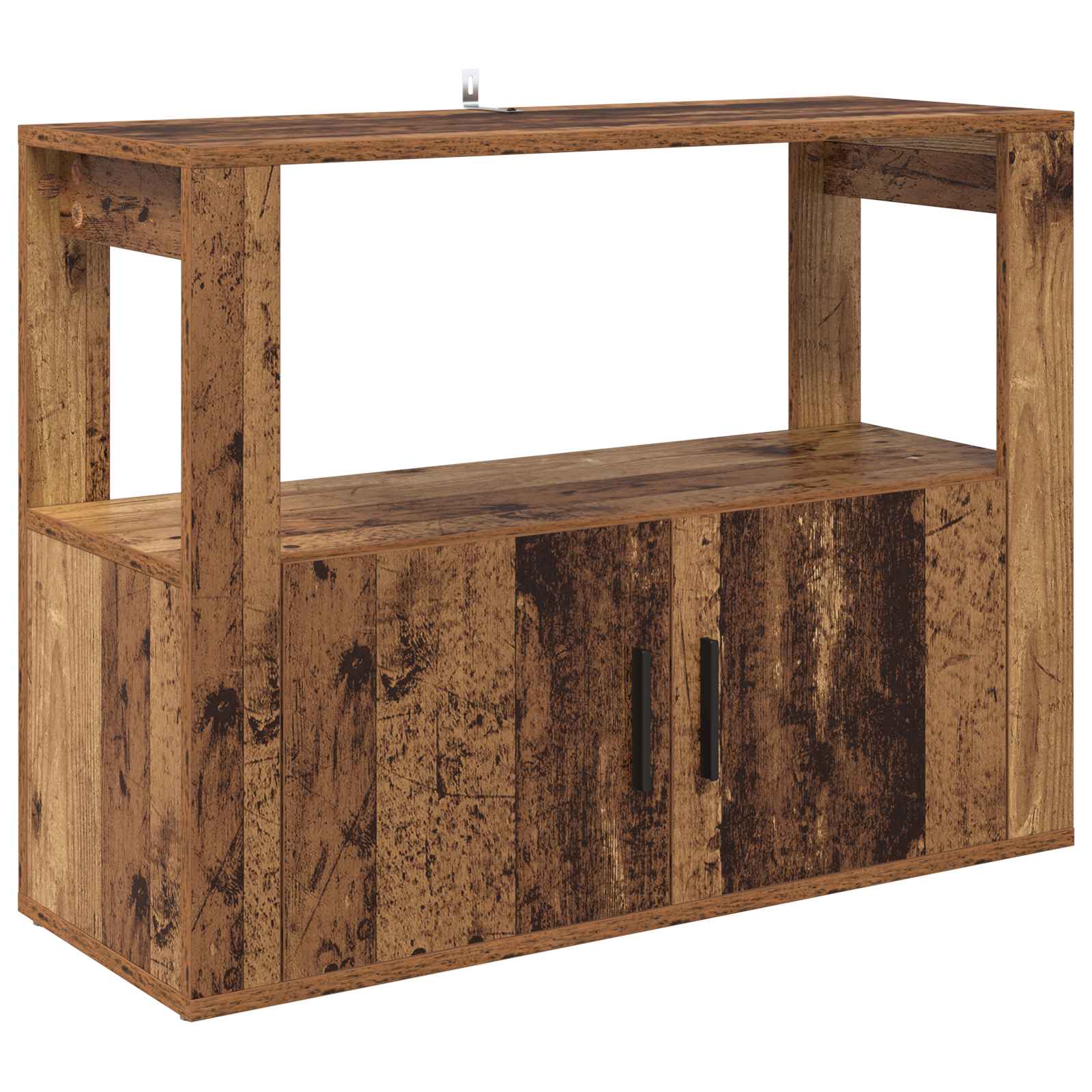 vidaXL Bufet Stare drewno 80 x 30 x 60 cm Materiał drewnopochodny