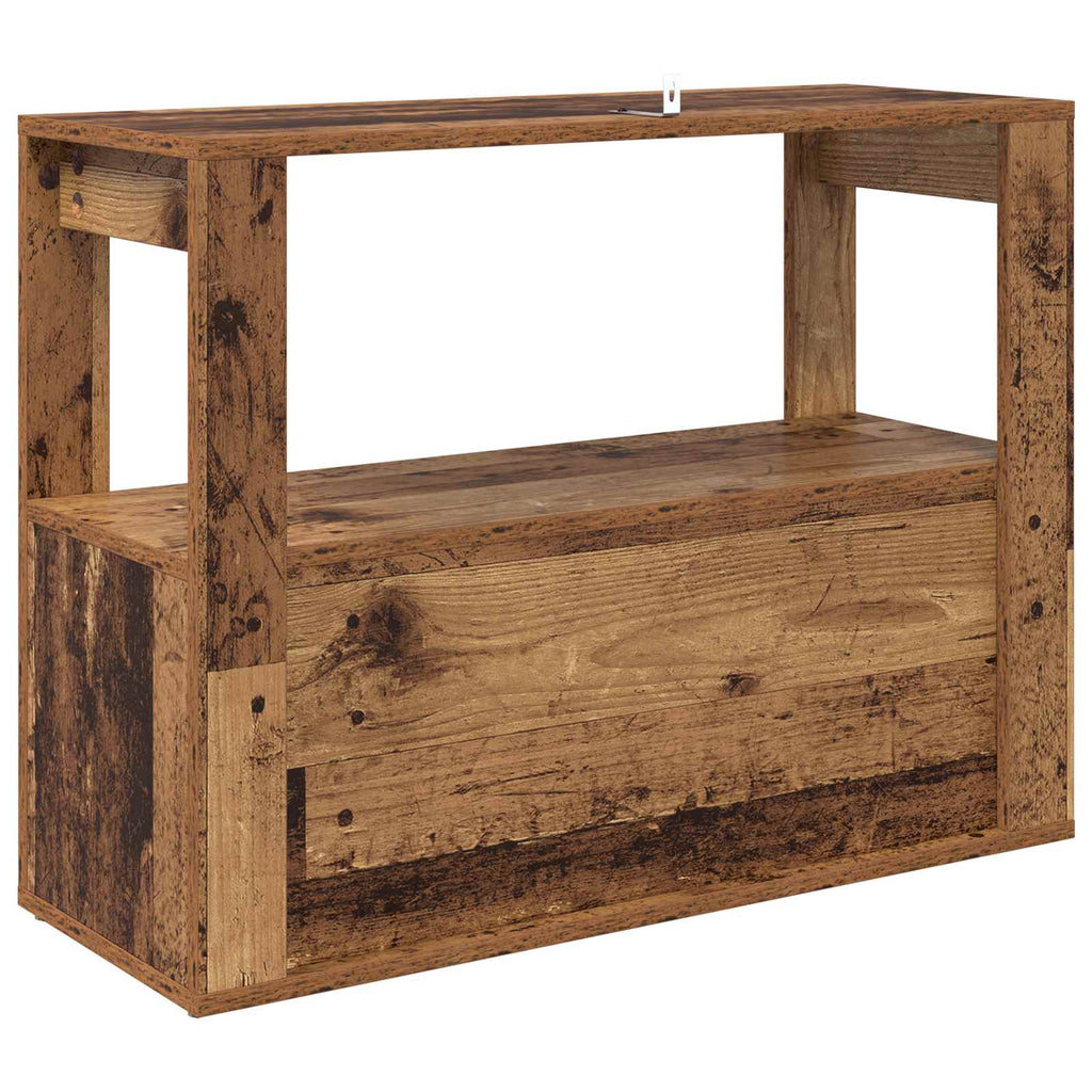vidaXL Bufet Stare drewno 80 x 30 x 60 cm Materiał drewnopochodny