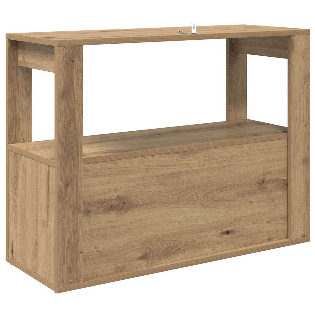 vidaXL Bufet dąb artisan 80 x 30 x 60 cm Materiał drewnopochodny
