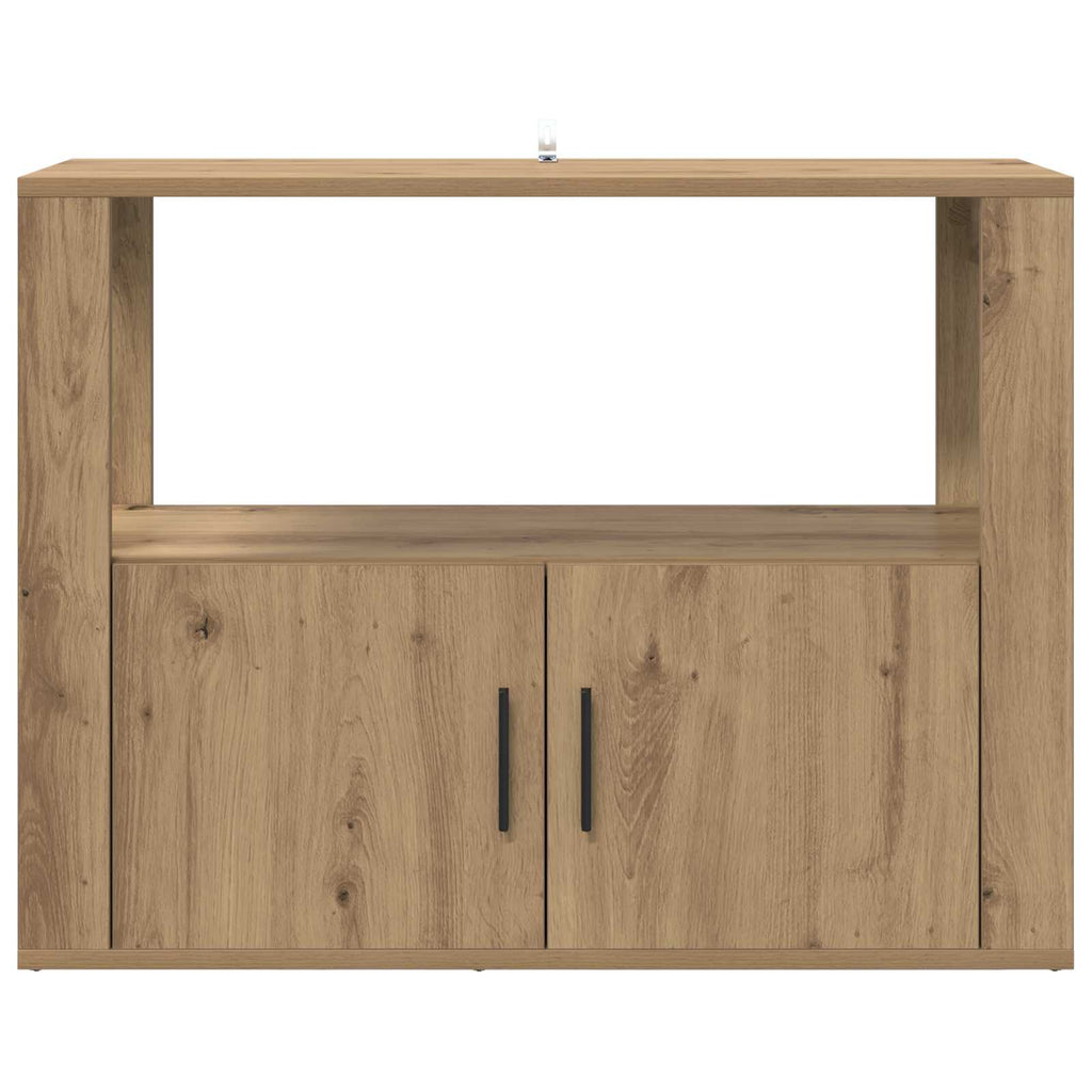 vidaXL Bufet dąb artisan 80 x 30 x 60 cm Materiał drewnopochodny