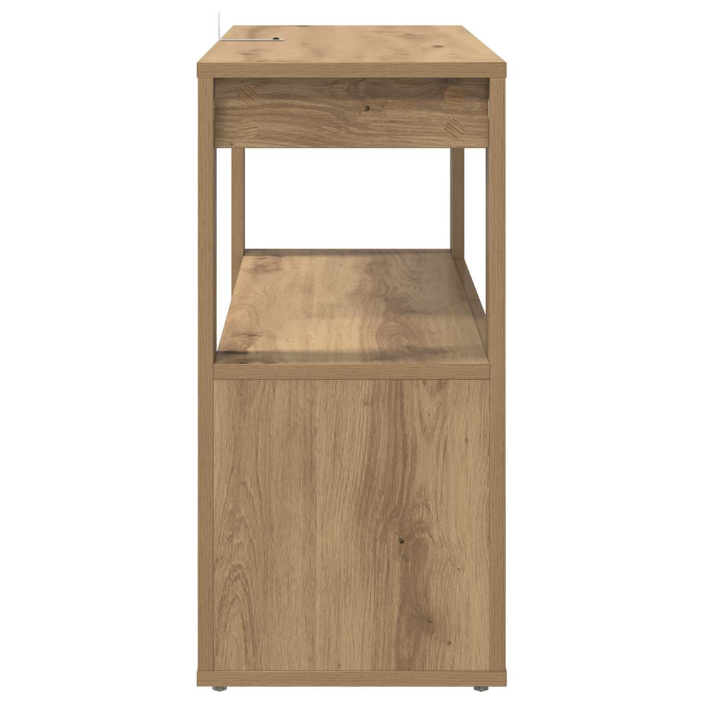vidaXL Bufet dąb artisan 80 x 30 x 60 cm Materiał drewnopochodny