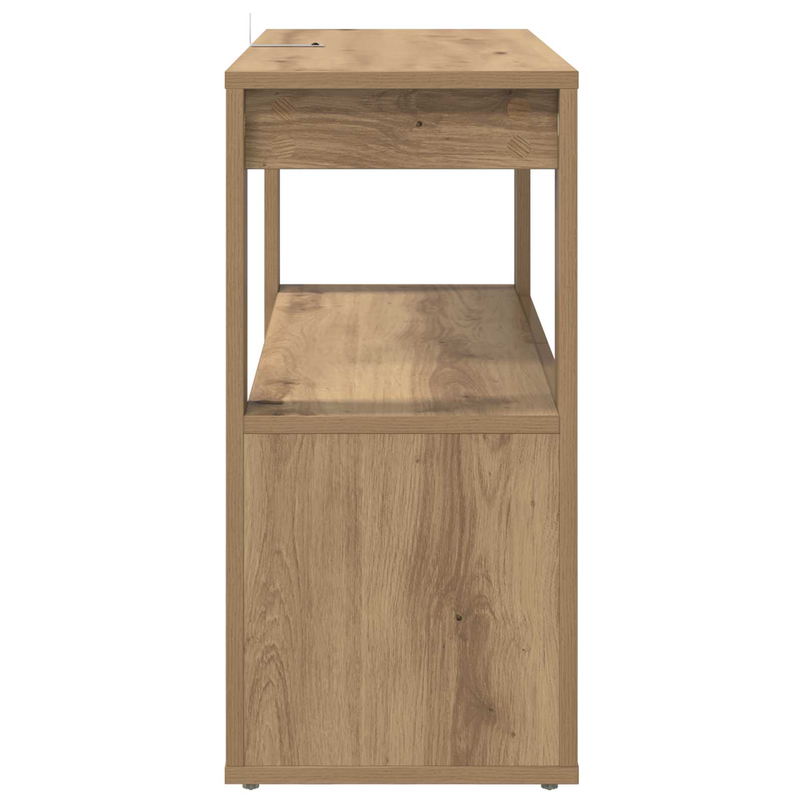 vidaXL Bufet dąb artisan 80 x 30 x 60 cm Materiał drewnopochodny