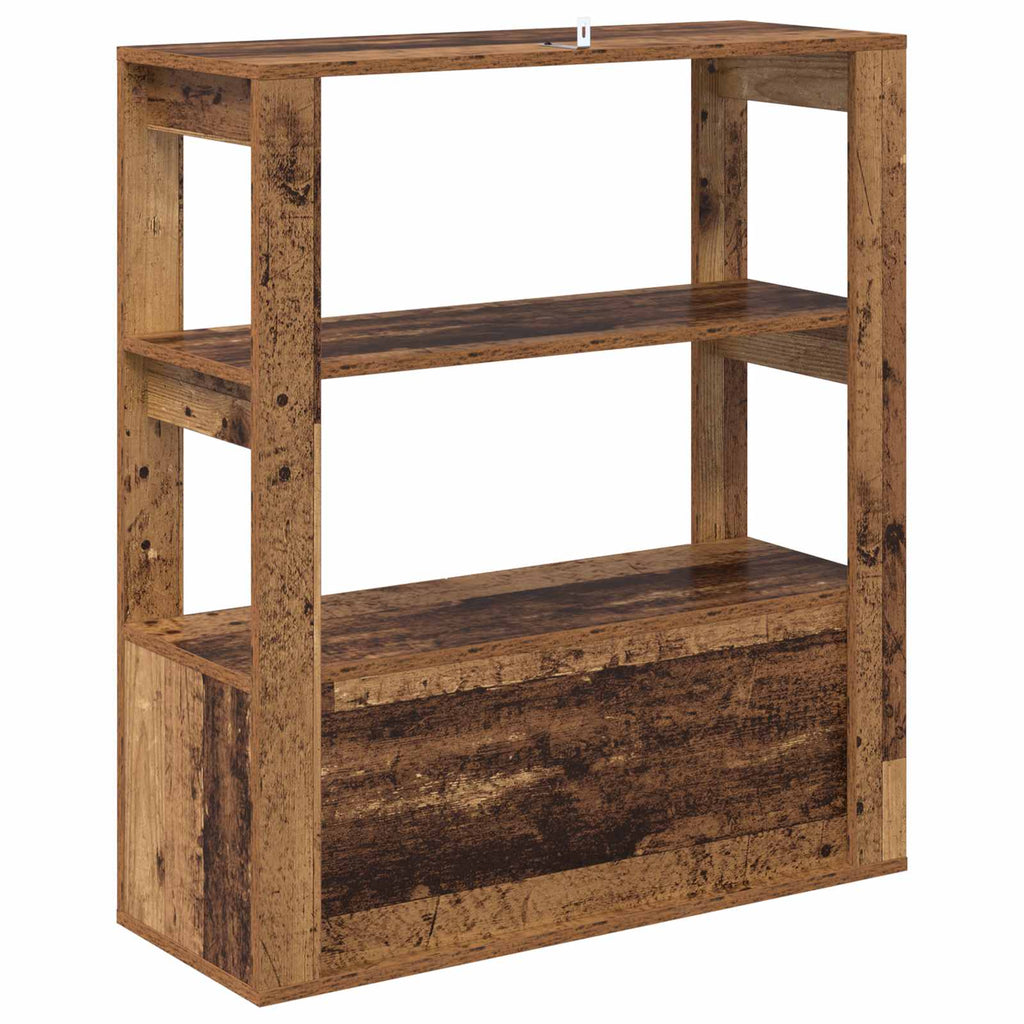 vidaXL Bufet Stare drewno 30 x 80 x 90 cm Materiał drewnopochodny