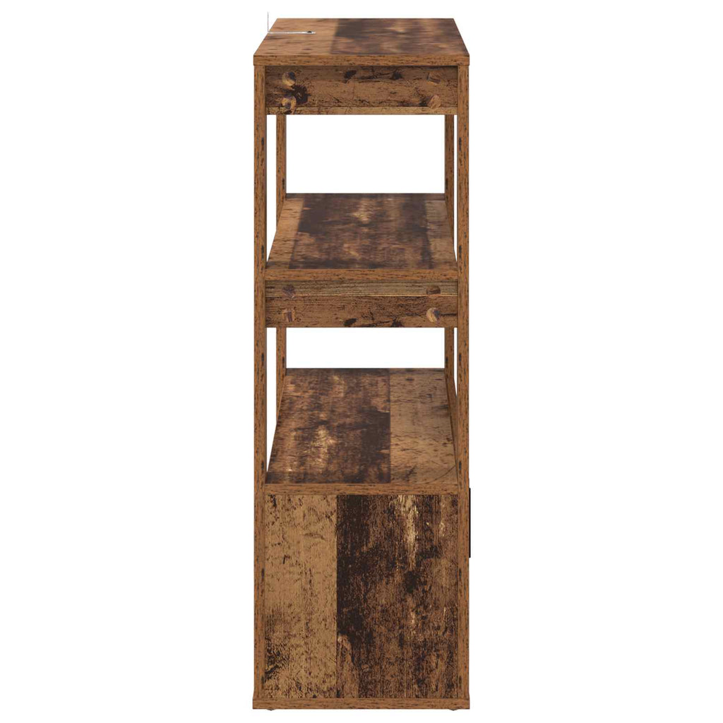 vidaXL Bufet Stare drewno 30 x 80 x 90 cm Materiał drewnopochodny