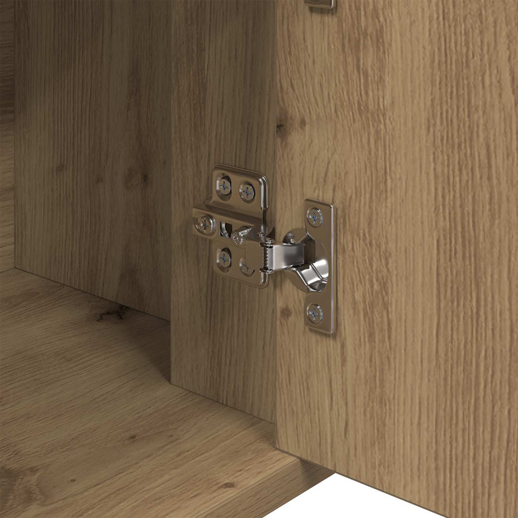 vidaXL Bufet dąb artisan 30 x 80 x 90 cm Materiał drewnopochodny