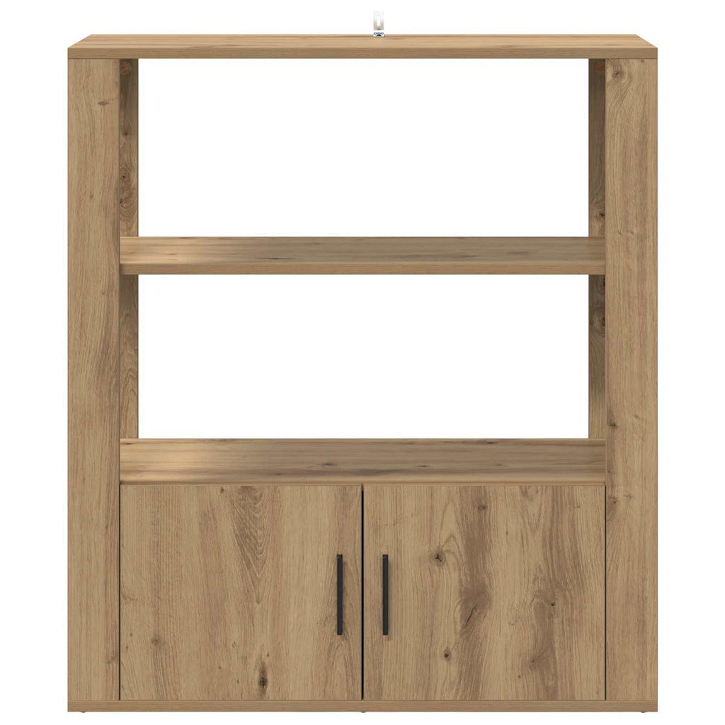 vidaXL Bufet dąb artisan 30 x 80 x 90 cm Materiał drewnopochodny