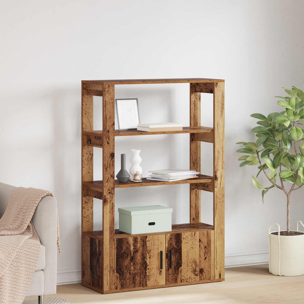 vidaXL Bufet Stare drewno 30 x 80 x 119,5 cm Materiał drewnopochodny