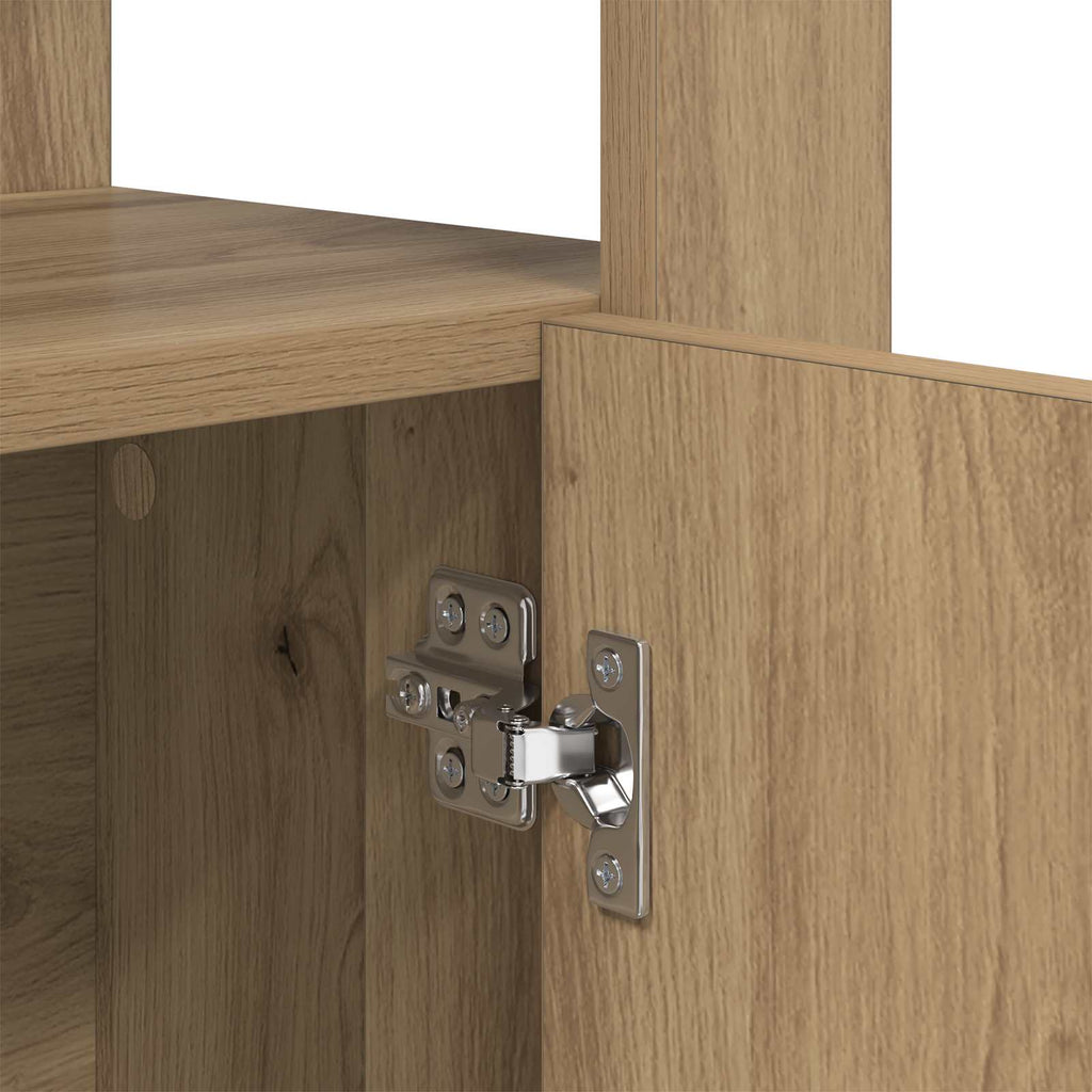 vidaXL Bufet dąb artisan 30 x 80 x 119,5 cm Materiał drewnopochodny