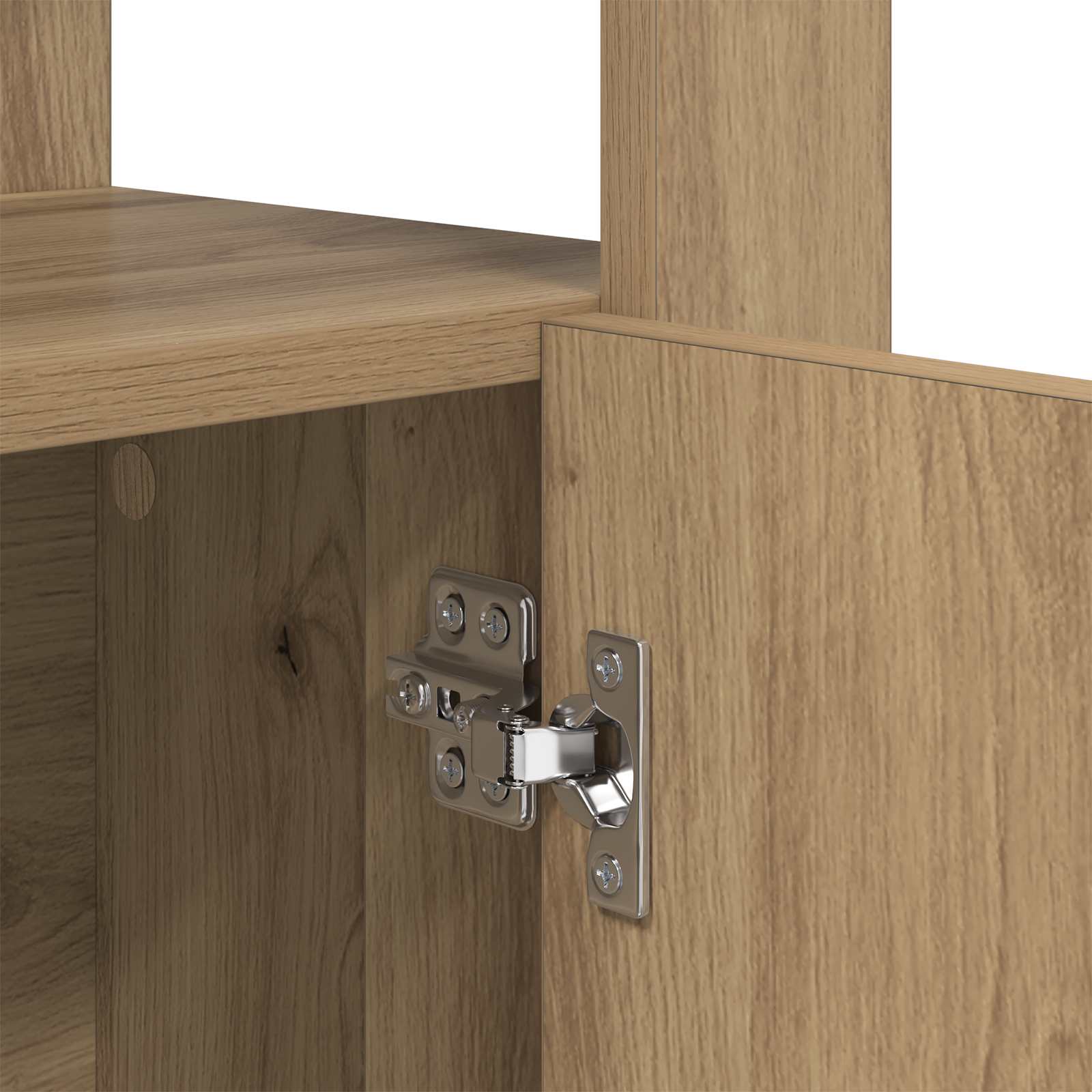 vidaXL Bufet dąb artisan 30 x 80 x 119,5 cm Materiał drewnopochodny
