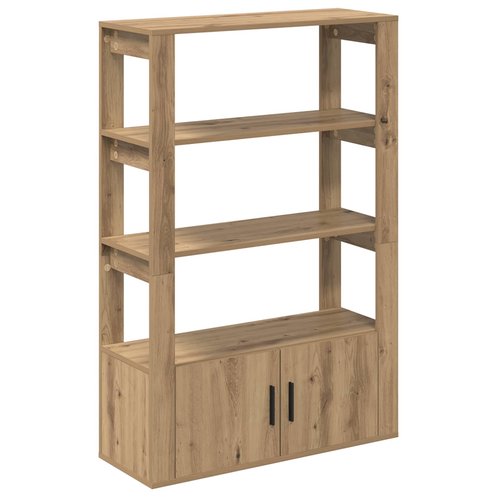 vidaXL Bufet dąb artisan 30 x 80 x 119,5 cm Materiał drewnopochodny