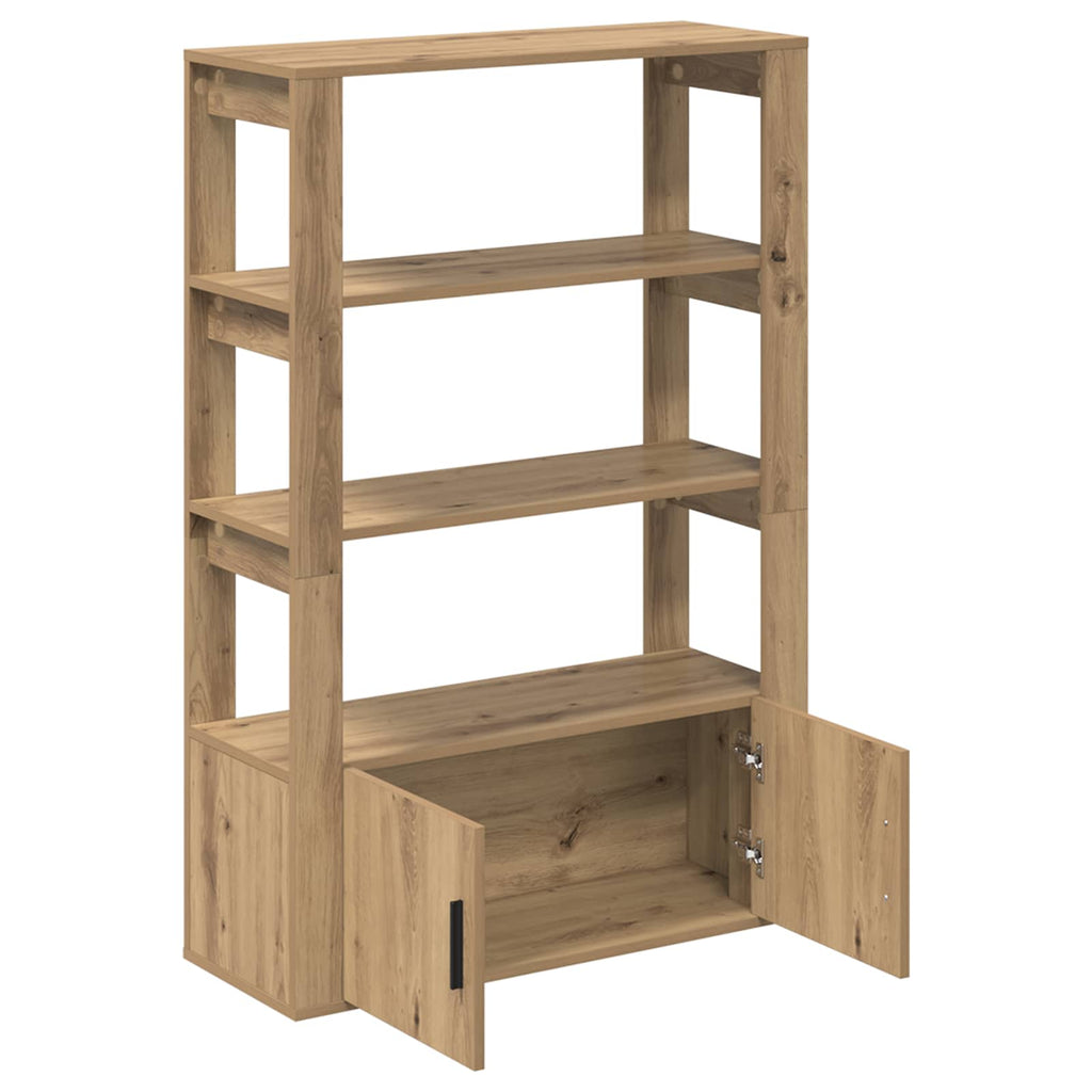 vidaXL Bufet dąb artisan 30 x 80 x 119,5 cm Materiał drewnopochodny
