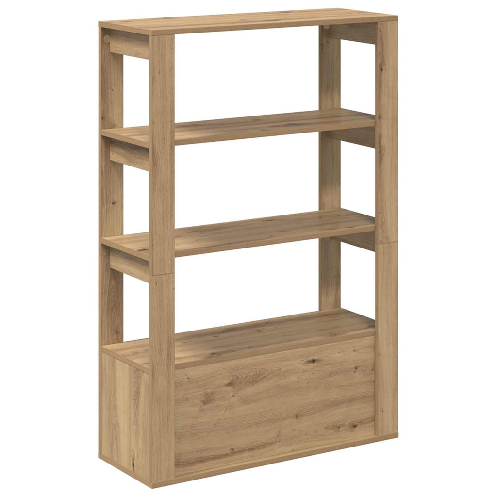 vidaXL Bufet dąb artisan 30 x 80 x 119,5 cm Materiał drewnopochodny