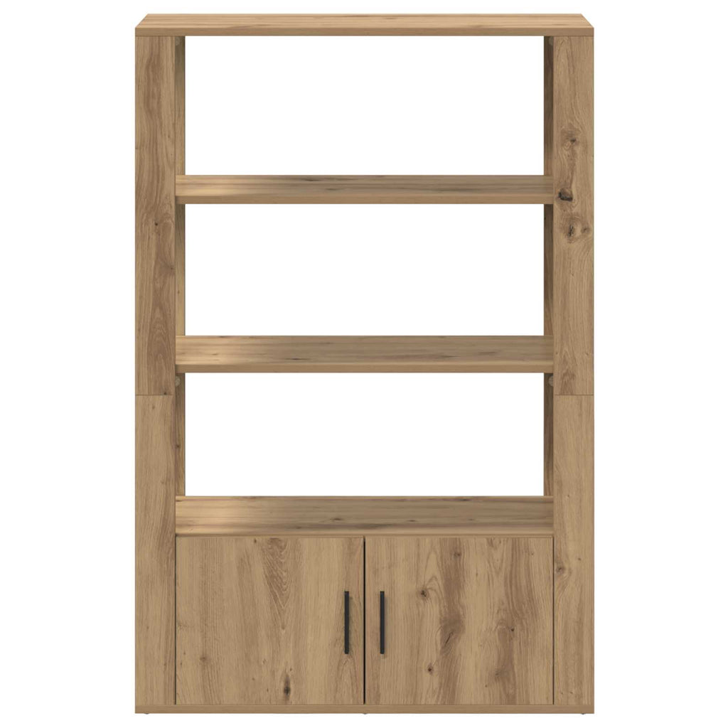 vidaXL Bufet dąb artisan 30 x 80 x 119,5 cm Materiał drewnopochodny