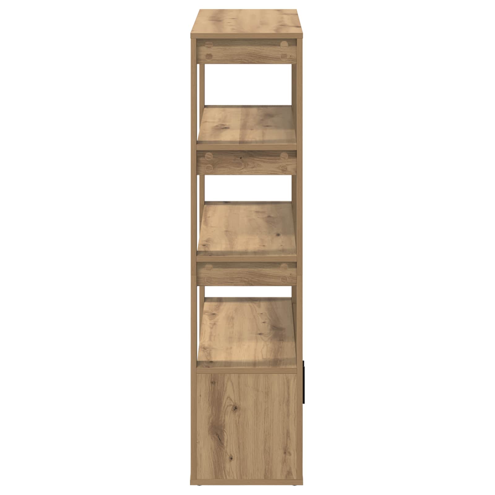 vidaXL Bufet dąb artisan 30 x 80 x 119,5 cm Materiał drewnopochodny