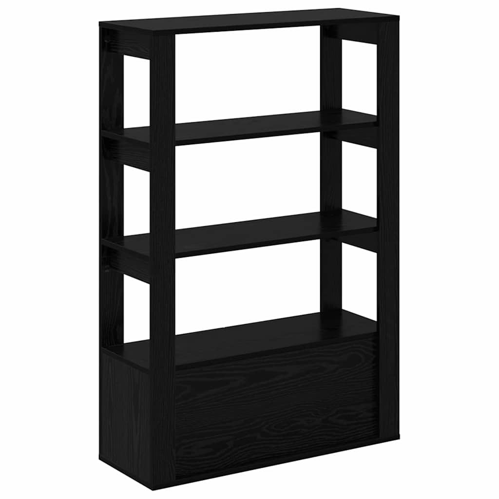 vidaXL Bufet Czarny dąb 30 x 80 x 119,5 cm Materiał drewnopochodny