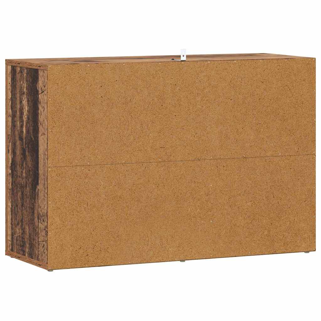 vidaXL Bufet Stare drewno 80 x 30 x 53 cm Materiał drewnopochodny