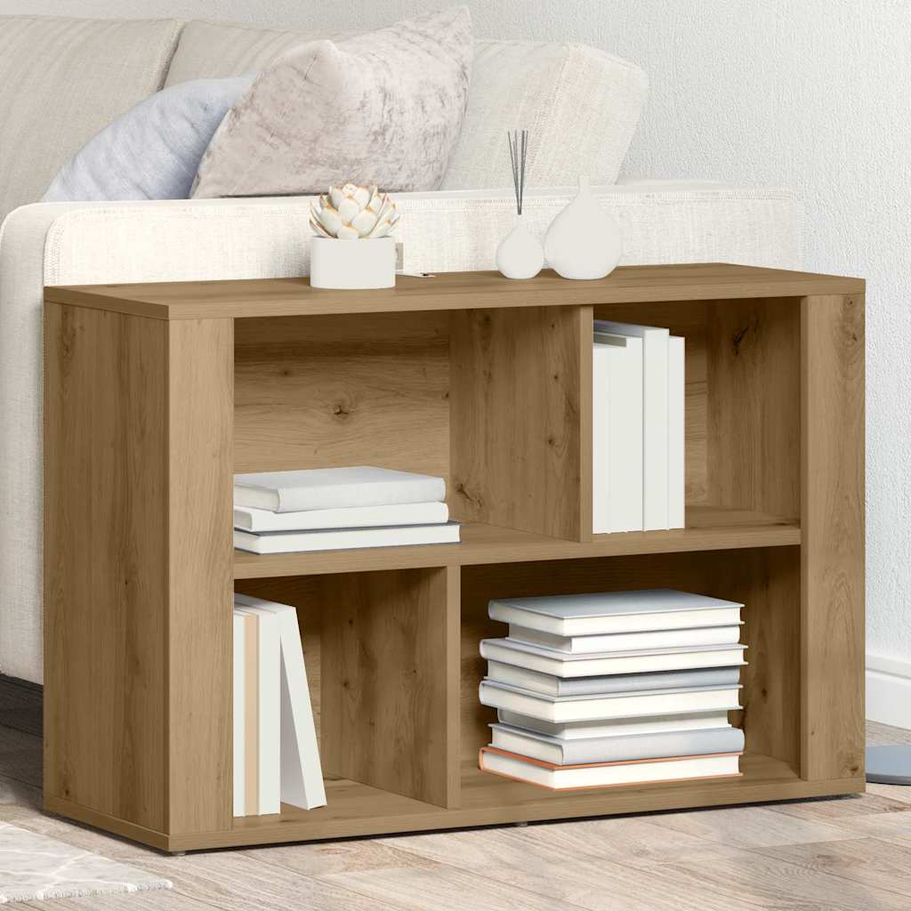 vidaXL Bufet Dąb rzemieślniczy 80 x 30 x 53 cm Materiał drewnopochodny