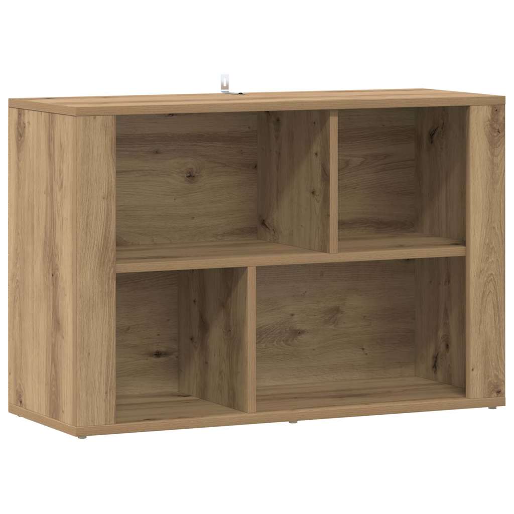 vidaXL Bufet Dąb rzemieślniczy 80 x 30 x 53 cm Materiał drewnopochodny