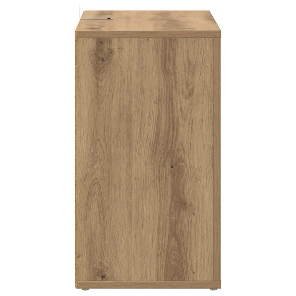 vidaXL Bufet Dąb rzemieślniczy 80 x 30 x 53 cm Materiał drewnopochodny