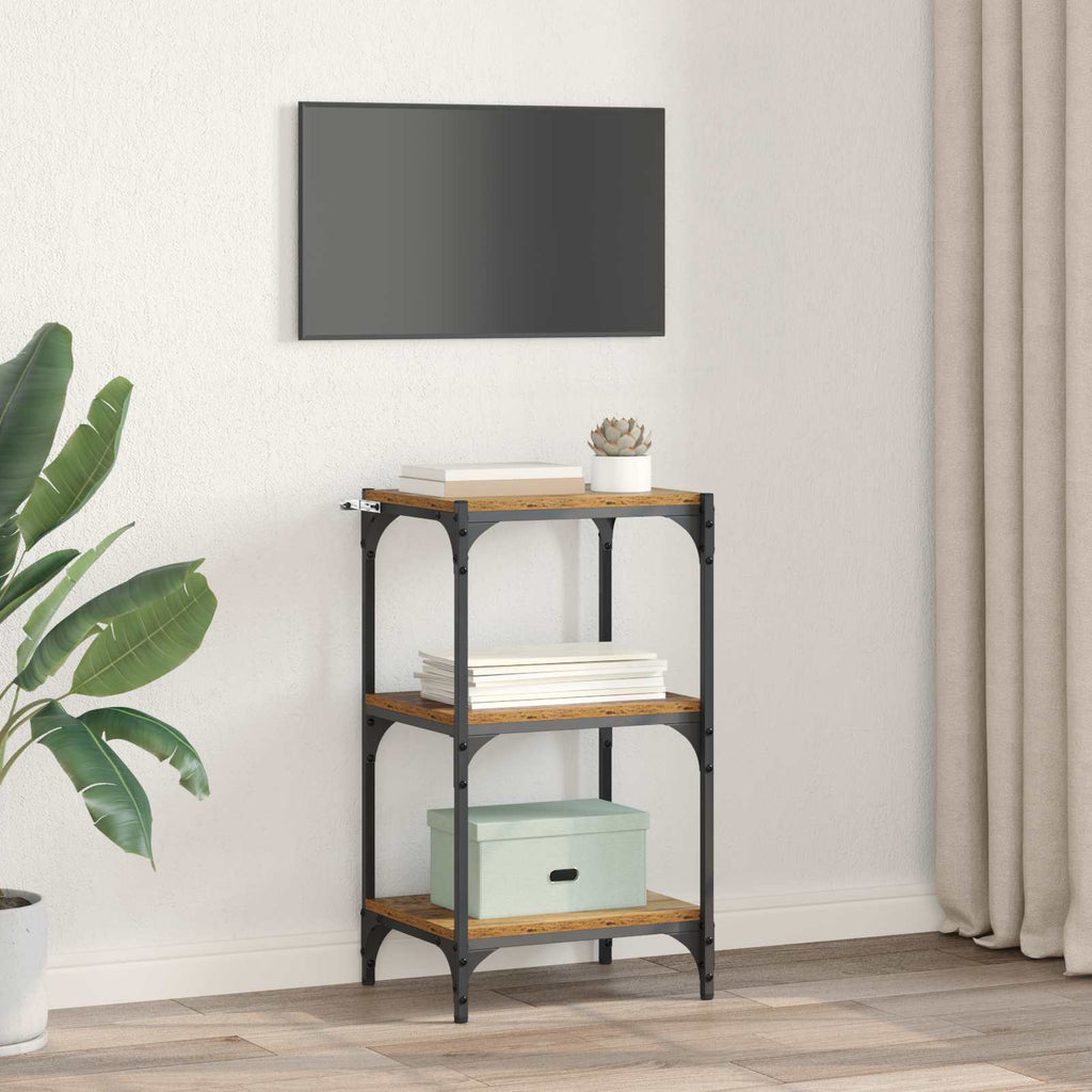 vidaXL Szafka na książki Stare drewno 40 x 33 x 70,5 cm