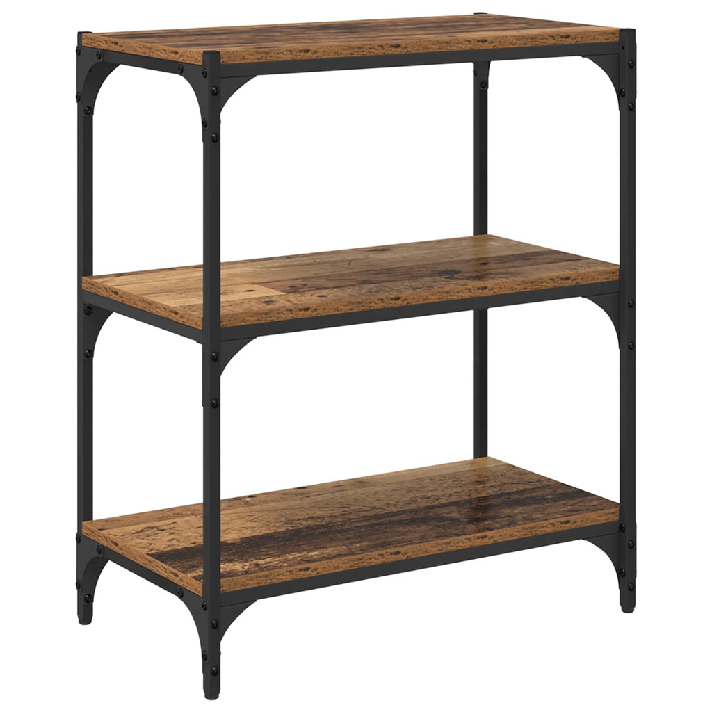 vidaXL Szafka na książki Stare drewno 60 x 33 x 70,5 cm
