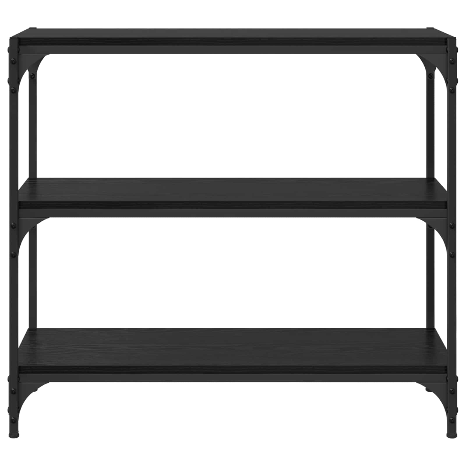 vidaXL Szafka na książki Czarny Dąb 80 x 33 x 70,5 cm