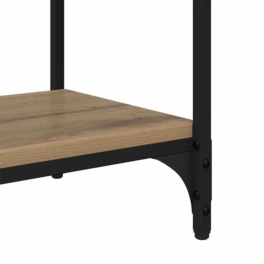 vidaXL Szafka pod telewizor 2 poziomy 100x33x41cm Dąb rzemieślniczy