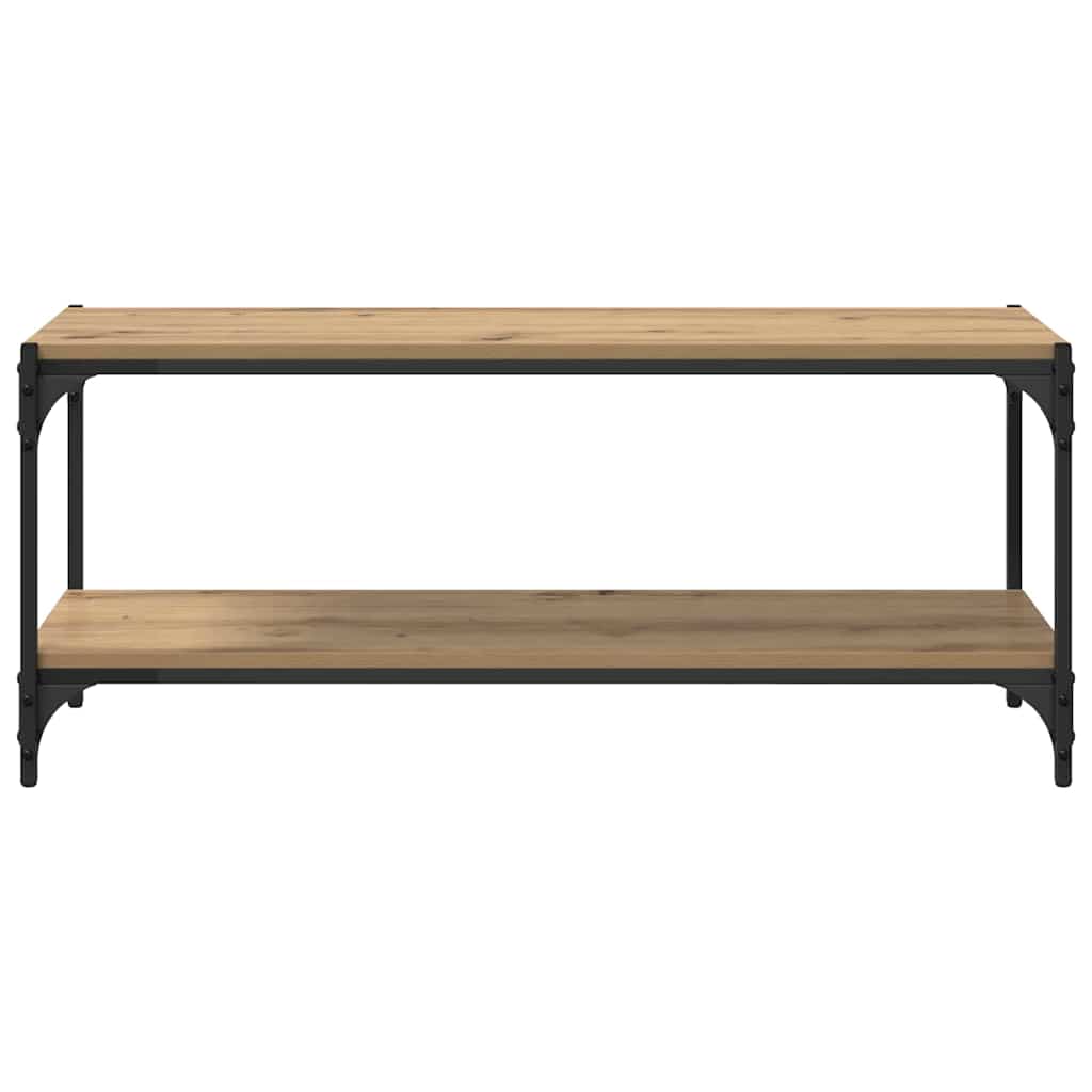 vidaXL Szafka pod telewizor 2 poziomy 100x33x41cm Dąb rzemieślniczy