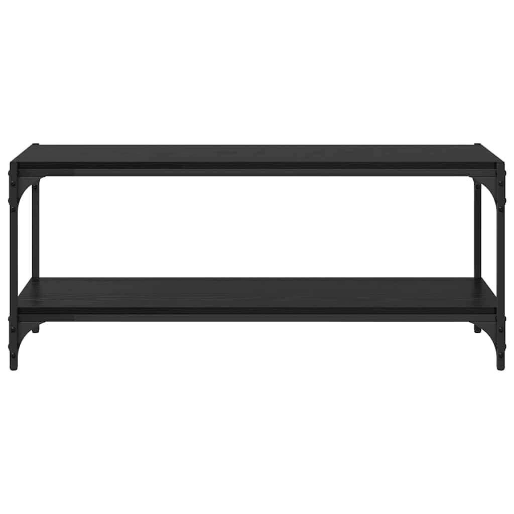 vidaXL Szafka pod telewizor Czarny Dąb 100x33x41cm