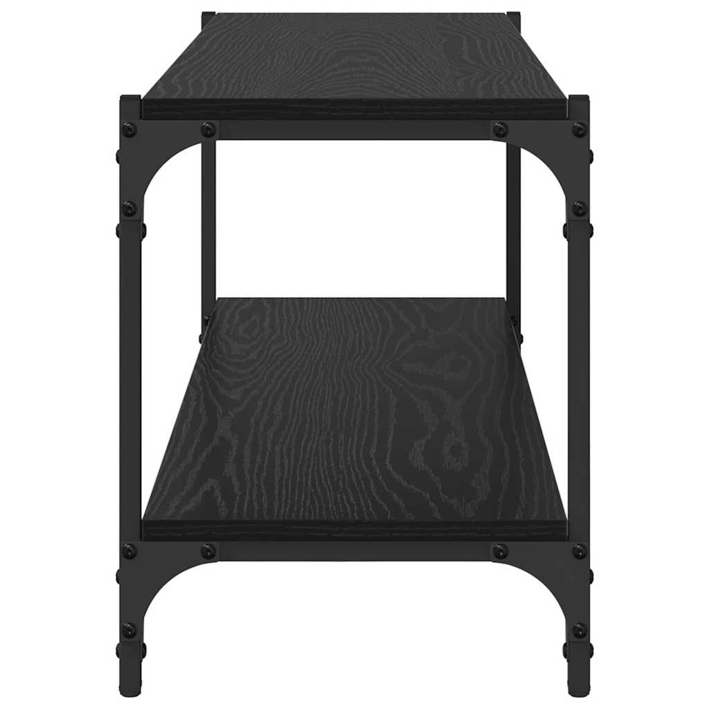 vidaXL Szafka pod telewizor Czarny Dąb 100x33x41cm