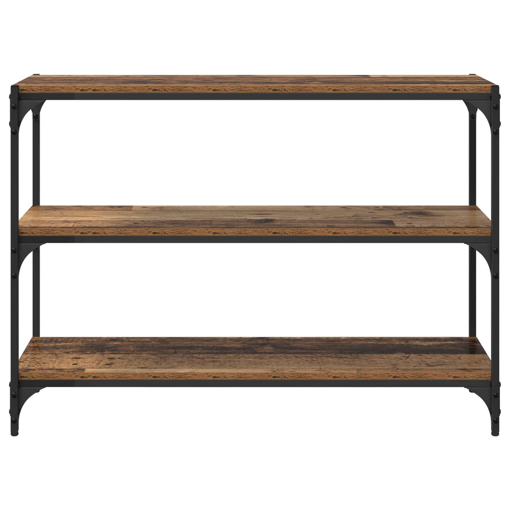 vidaXL Szafka na książki Stare drewno 100 x 33 x 70,5 cm