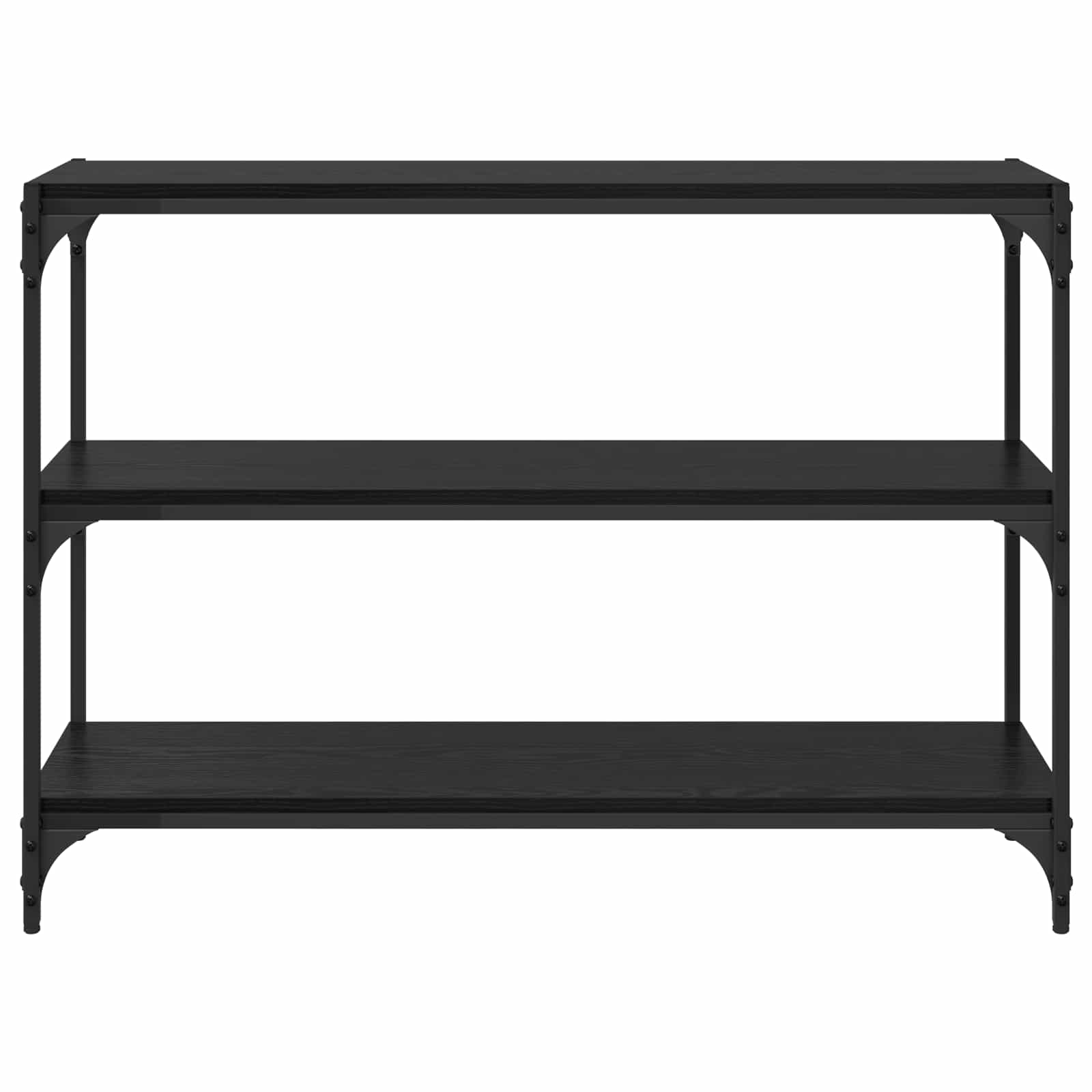 vidaXL Szafka na książki Czarny dąb 100 x 33 x 70,5 cm