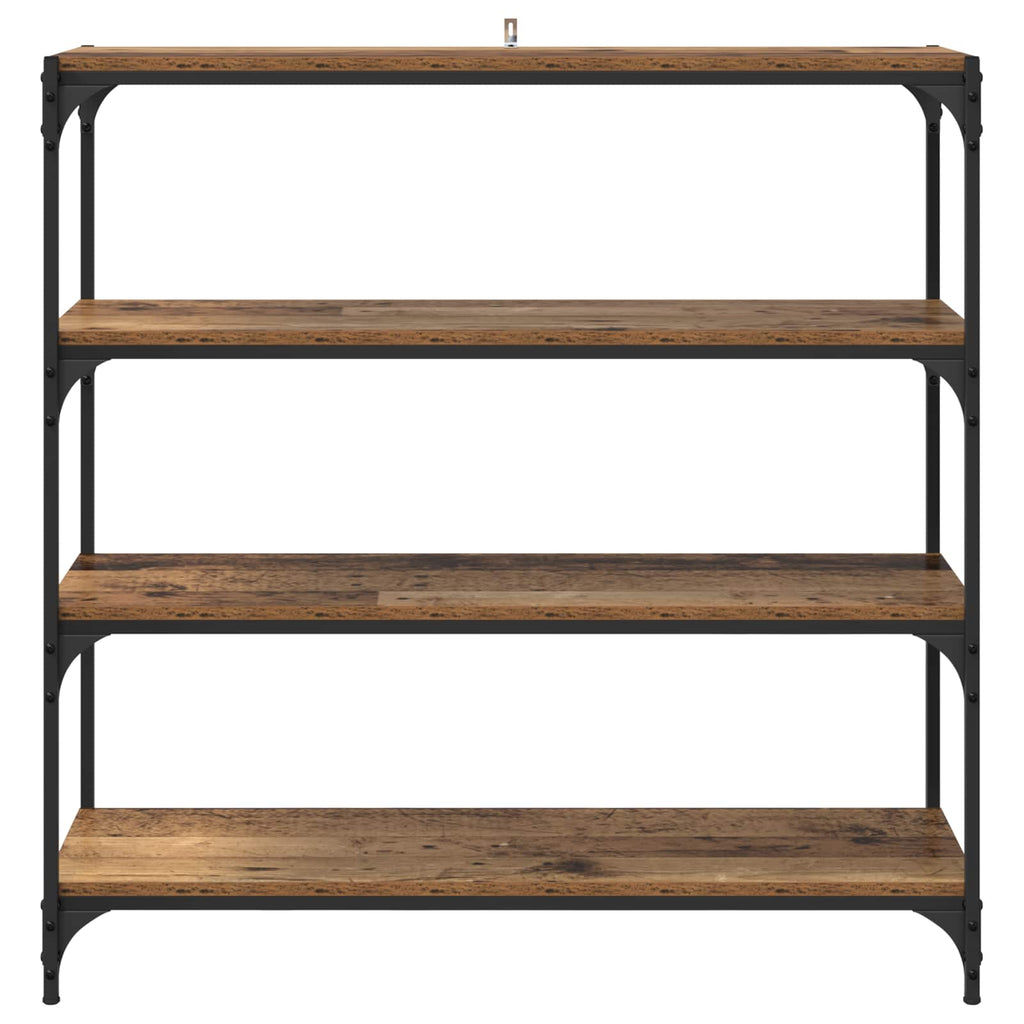 vidaXL Szafka na książki Stare drewno 100 x 33 x 100 cm